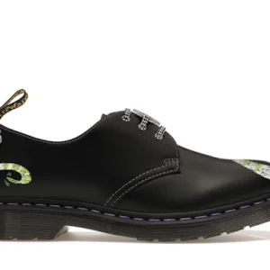 Dr. Martens 1461 WB Beetlejuice Smooth Leather Oxford Black Smooth