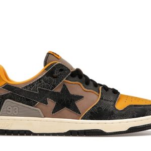 A Bathing Ape Bape SK 8 Sta Vintage Black Yellow