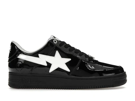 A Bathing Ape Bape Sta#2 Black Patent – Image 2