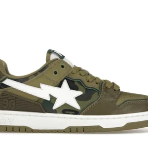 A Bathing Ape Sk 8 Sta Olive Drab Green Camo