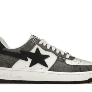 A Bathing Ape Bape Sta Snake Skin Black