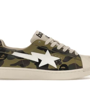 A Bathing Ape Skull Sta 1 st Camo Green