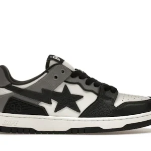 A Bathing Ape Sk 8 Sta#5 Black White Grey