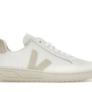 Veja V-12 Leather White Sable