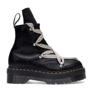 Dr. Martens 1460 Quad Leather Sole Pentagram Jumbo Lace Boot Rick Owens Black