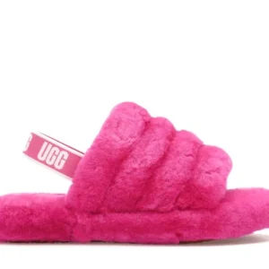 UGG Fluff Yeah Slide Rock Rose (Kids)