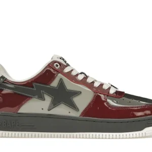 A Bathing Ape Bape Sta Nostalgic Burgundy Grey