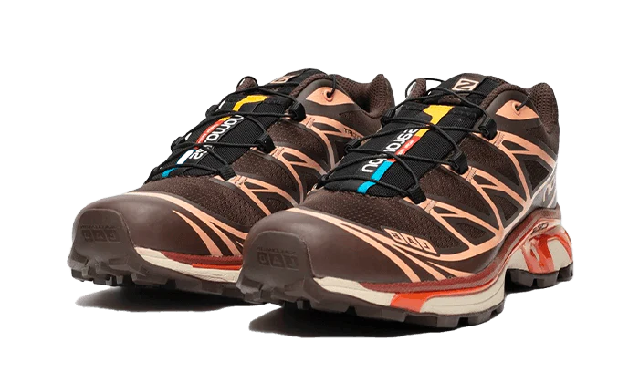 Salomon XT-6 Delicioso Chocolate Fondant Peach – Image 3